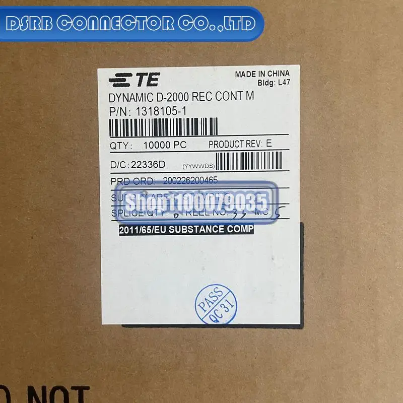 

10000pcs/lot new and original 1318105-1 for 18-22AWG