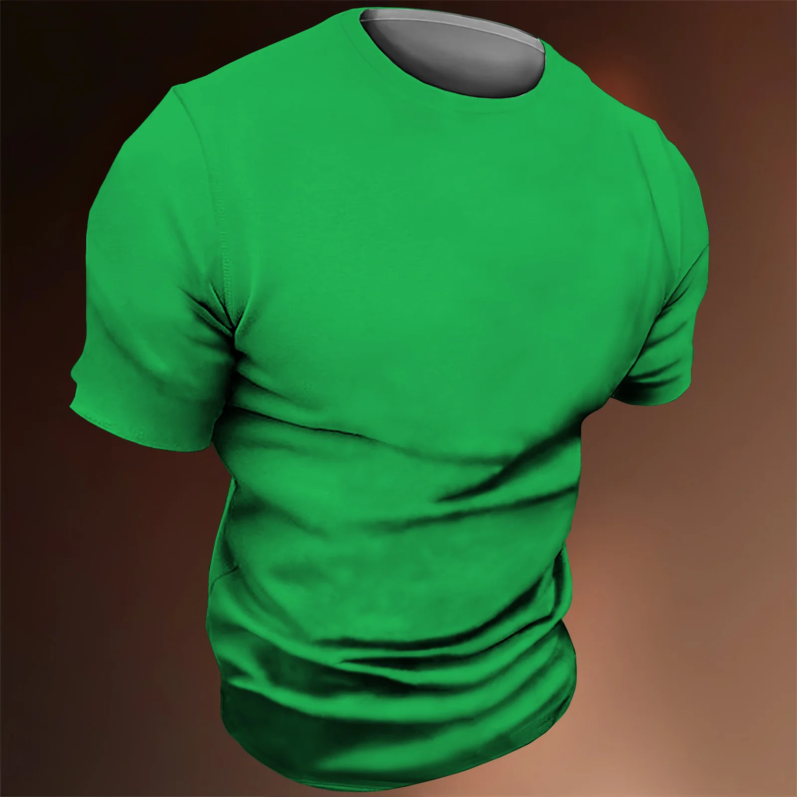 

Solid Color T-Shirt For Men 3d Printed Teees Oversized Tshirts Quick Drying Shirt Summer Men's Clothing Short Sleeved Casual Top