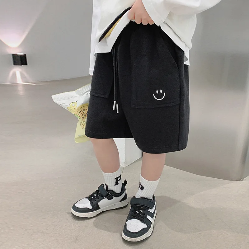 Children Shorts Casual Loose Pants for Kids Candy Color Boys Trousers Teenager Sports Joggers Baby Shool Clothing 3