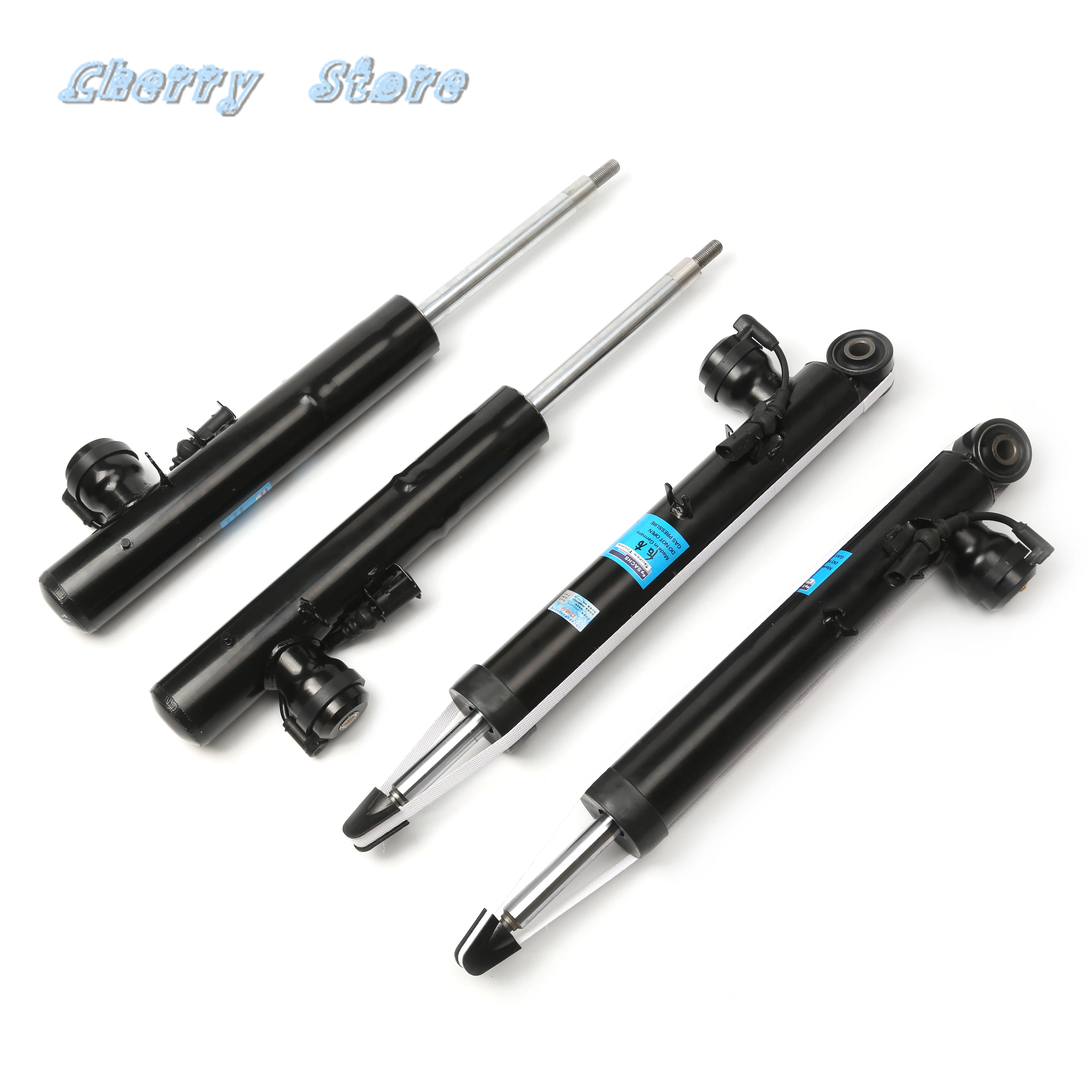 새로운 4Pcs Audi Q5 Sportback 8R0513026J 8R0413030J 125SK8401N 용 좌우 전방 및 후방 차축 충격 흡수 장치 키트 2 핀