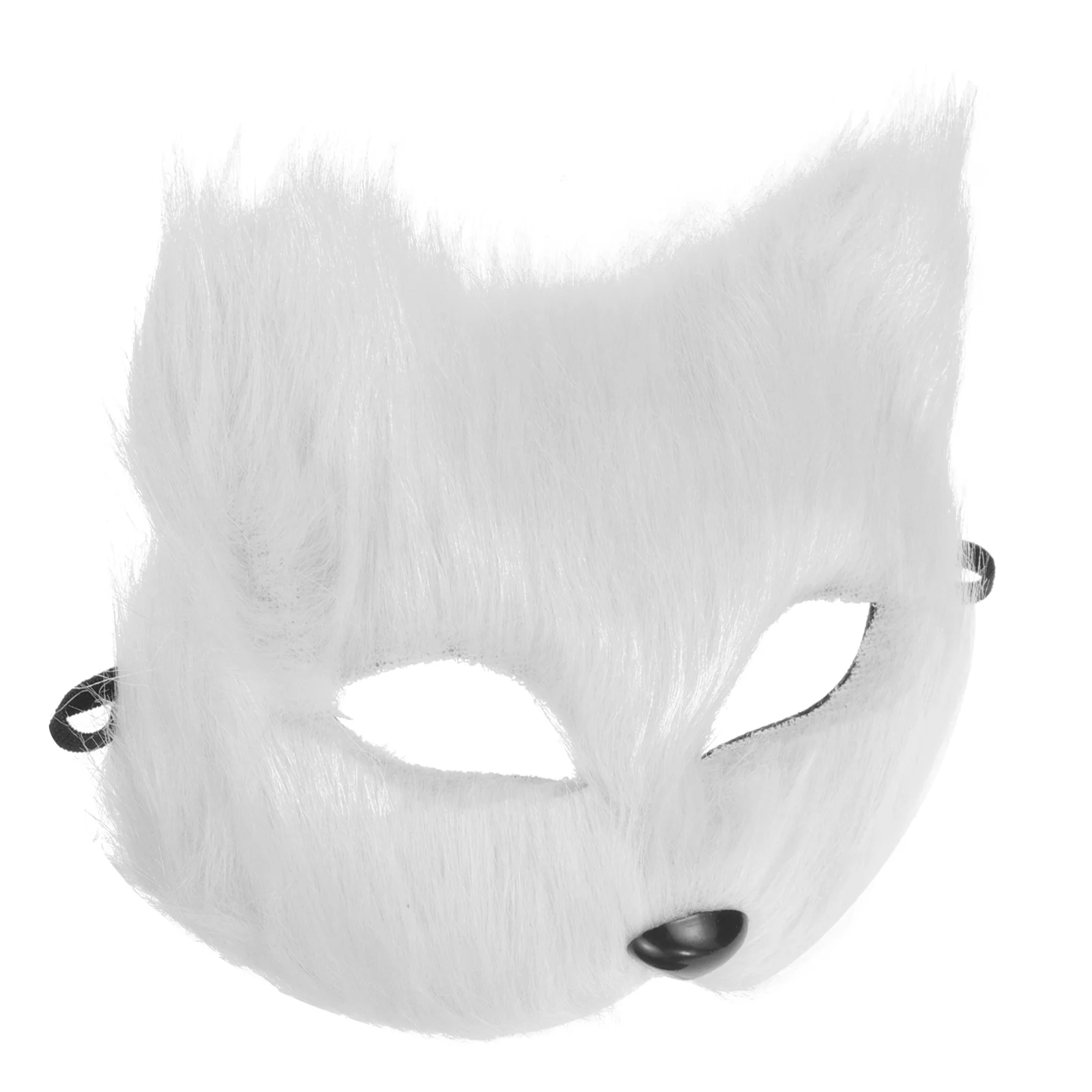 

Half Face Fox Mask Party Decoration for Masquerade Japanese-style Half Facial Fluff Cosplay