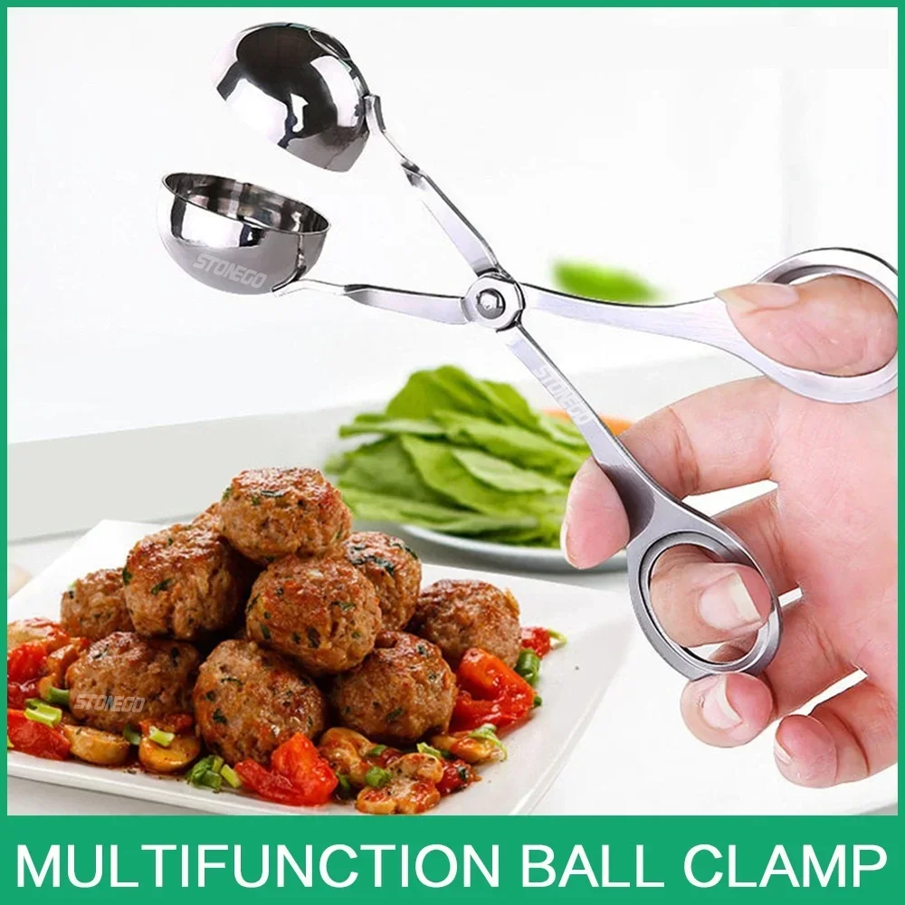 Multifunctional Meatball Machine 304 Stainless Steel Meatball Mold Meat Ice Cream Mold Stonego Kitchen Tools