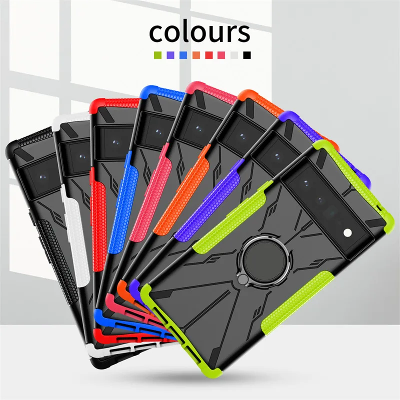 Per Custodia Google Pixel 6 Pro Cover Google Pixel 6A 6 Pro Custodie Antiurto Armor Pc + Tpu Cover Posteriore Protettiva Per Telefono Pixel 6 Pro