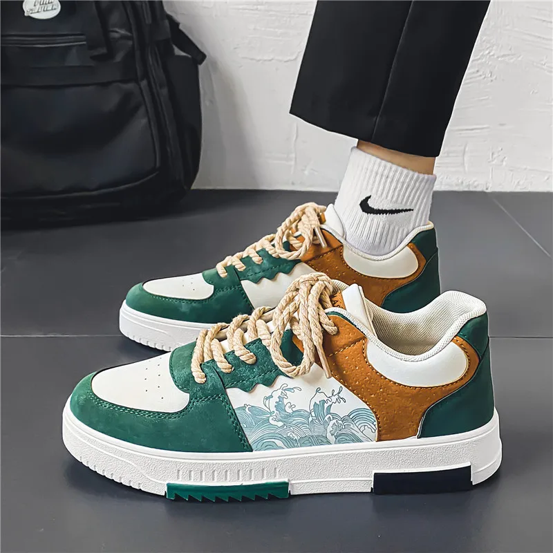 

Fashion Shoes for Men New Casual Shoe 2024 Breath Wearproof Lithe Comfort Non-slip Running Shoe Zapatos Para Hombres Men Sneaker