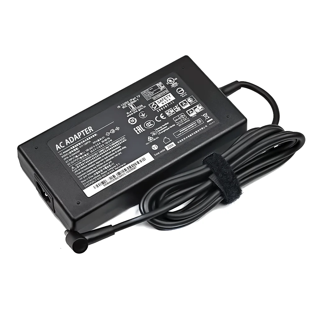 120W 20V 6A AC 노트북 전원 어댑터 MSI gf63 gv15 GV15-Thin-11SC GF63 Thin 10 11 12세대 인텔 코어 ms-16r5 ms-16r6 ms-16r7용