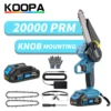 Koopa Tool 18V/21V Mini Cordless chainsaw, upgraded version of powerful motor, hand-held electric chain saw for cutting logs 1