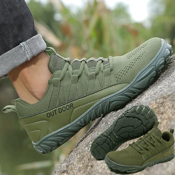 New Hiking Shoes, Plus Size, Couple Outdoor Sports Shoes, Wide Palm, Wide Last Shoes, Barefoot Casual Shoes, Indoor Yoga Fitness 1