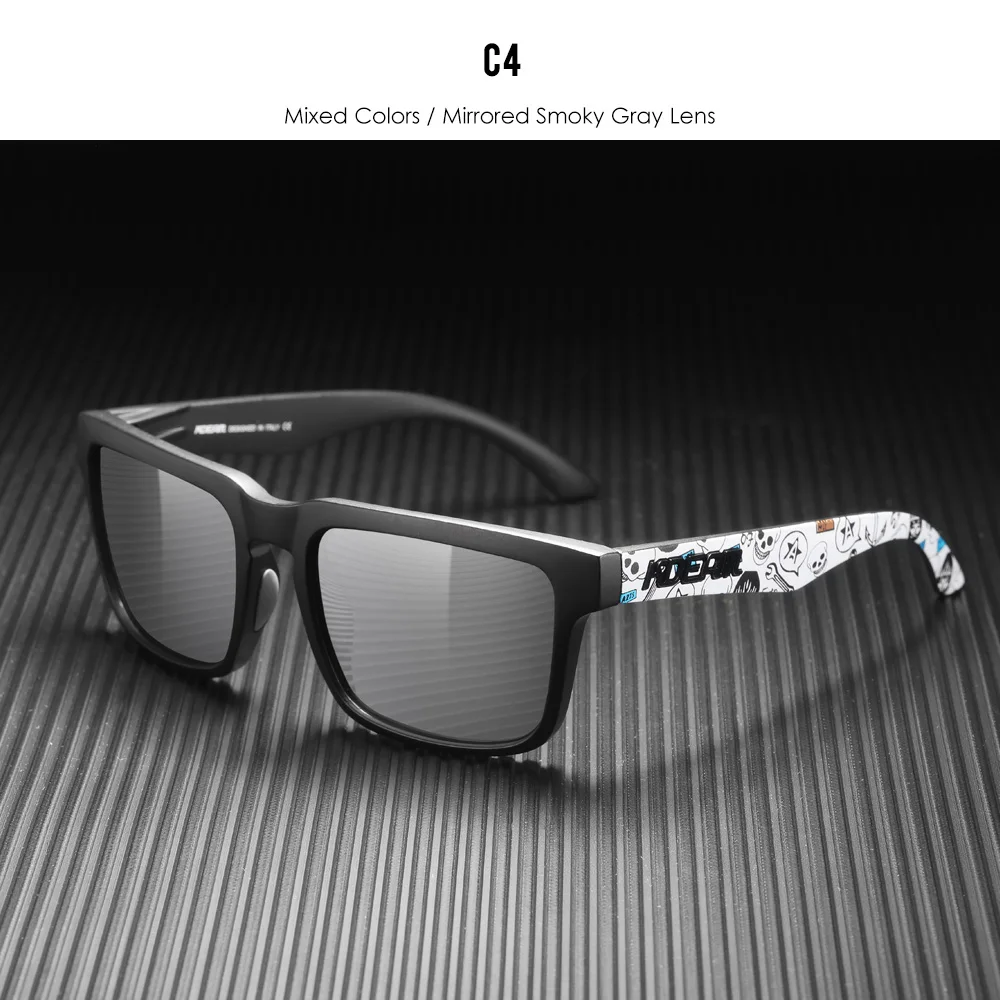 KDEAM Large Size Men's Polarized Outdoor Sports Fishing Sunglasses - Big Square Frame