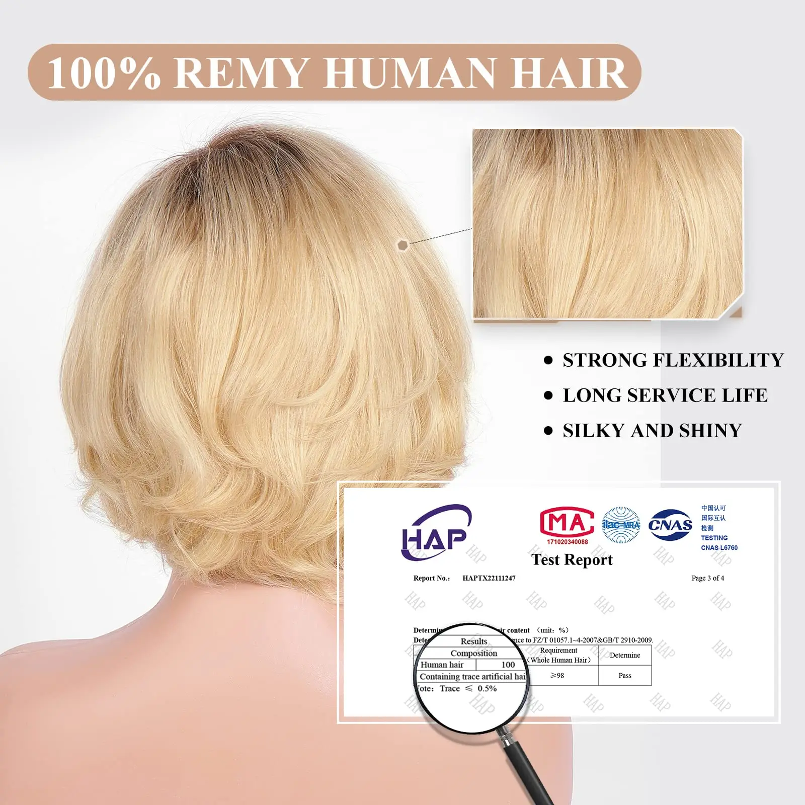 Peruca dianteira de renda amarrada à mão para mulheres, ombre, loura, remy, 100% cabelo humano, em camadas naturais, bob, hd, cabelos frontais de renda transparente