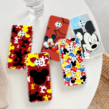 LG 벨벳 투명 케이스, ETS-27 미키 마우스 미니 커버, G8 G8X ThinQ K9 K10 Max K11 K12 Prime K22 Plus