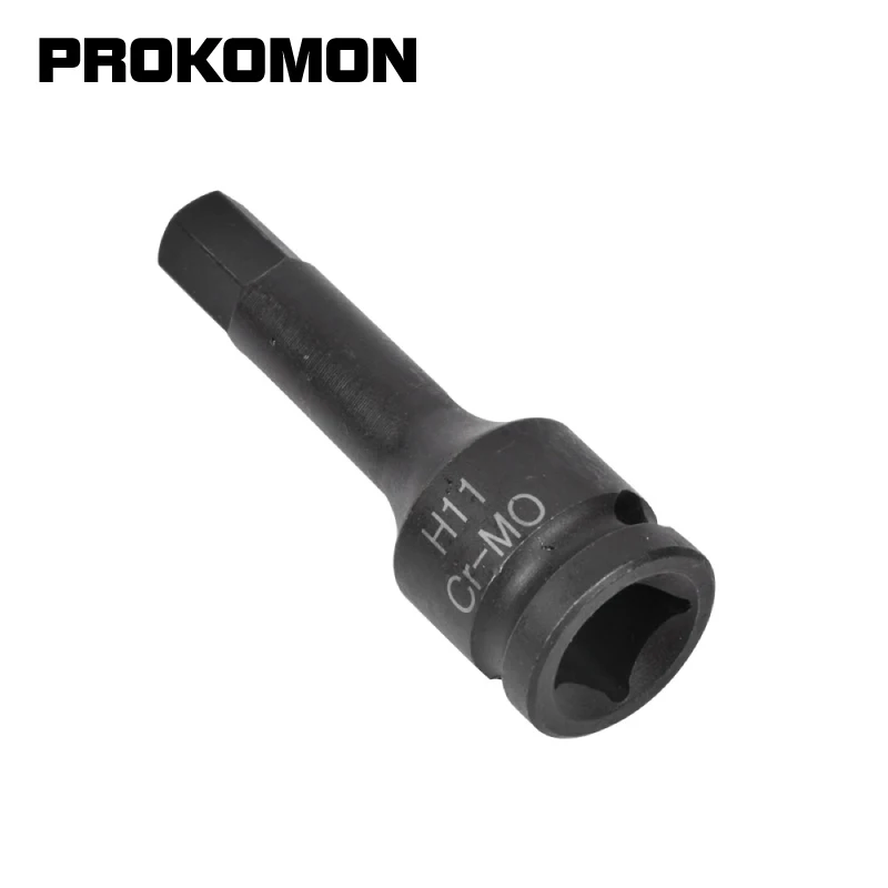 

9/11mm Hex Impact Socket Tool 1/2" Dr 78mm Long
