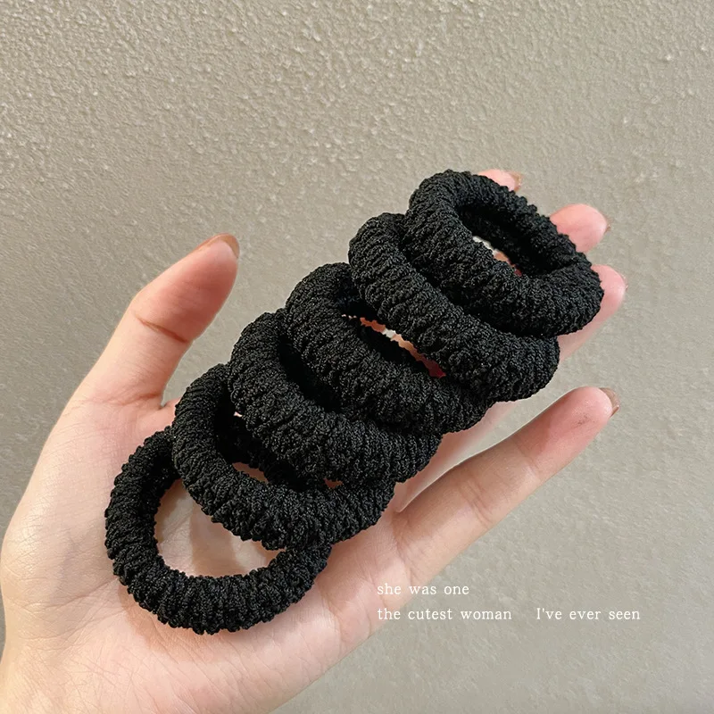 Set of 6 Durable Wide & Thick Fashion Hair Ties