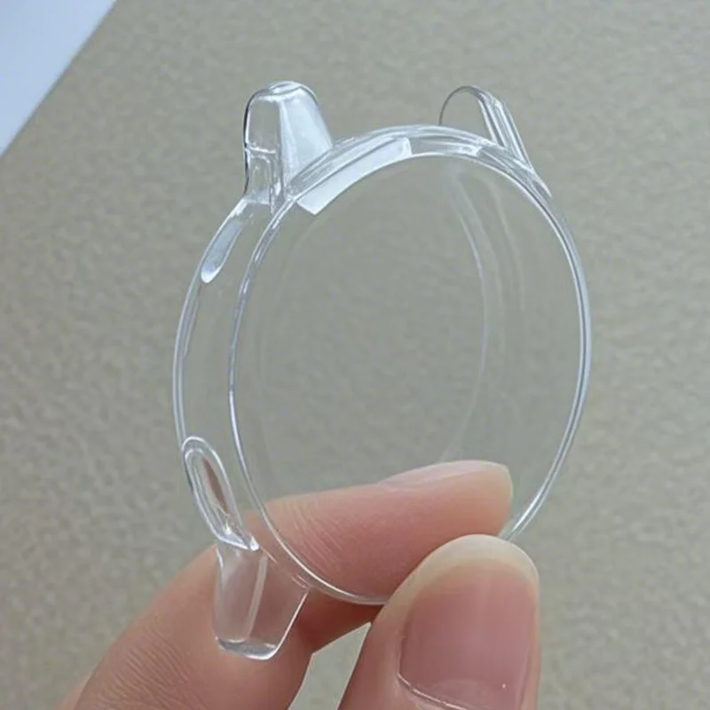 High-Definition Transparent Full-Coverage Soft TPU Watch Case with Glossy Finish