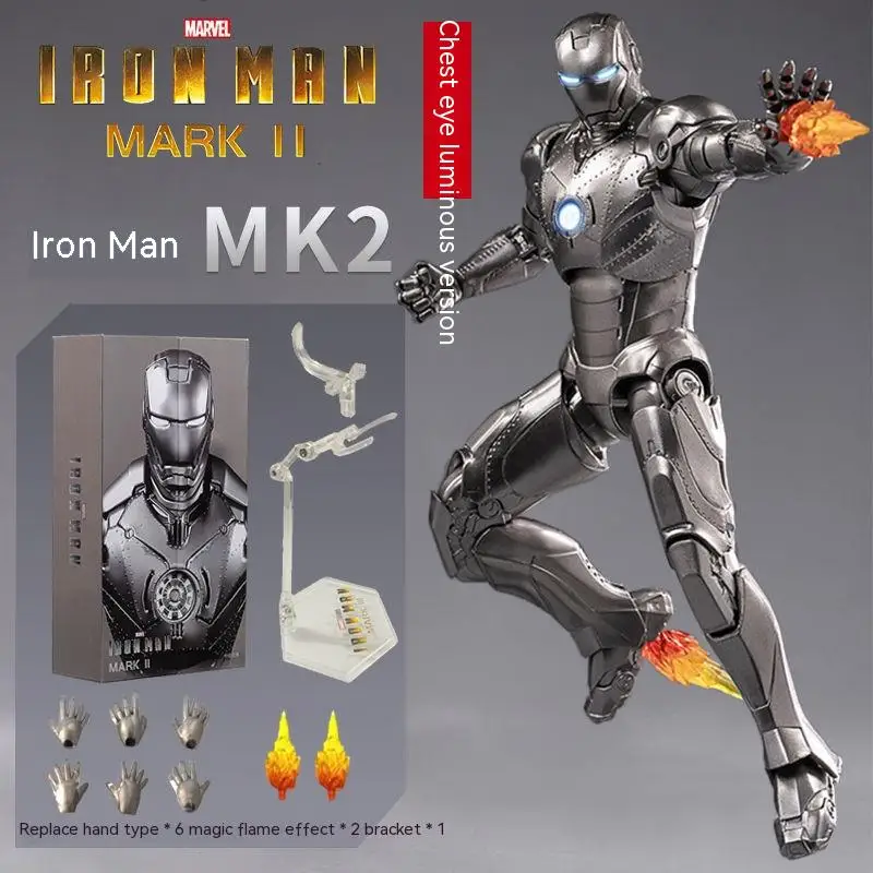 thumbnail image 1 of Figura de acción de Tony Stark modelo Iron Man Mk43 Marvel Legends Mk42 War Machine 1/10 Mk50 Mk2 Mk3 Mk4 Mk5 Mk6 Mk7 original nueva, 1 of 5