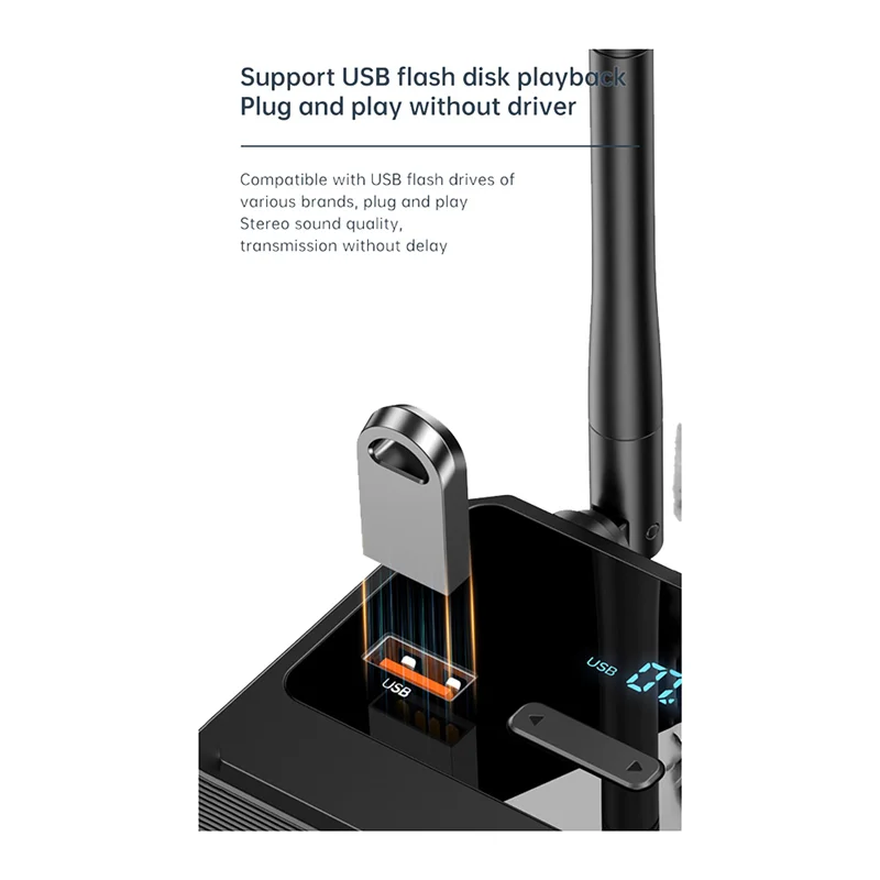 세련된 Bluetooth 5.3 오디오 송신기 수신기 3.5 RCA 섬유 광 동축 U 디스크 스테레오 음악 무선 어댑터 동글