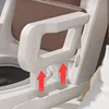 Simple Elderly Toilet, Adult Mobile Commode Chair, Indoor Use, Mobile Toilet with Sensor Light for Convenience, Commode Seat 2