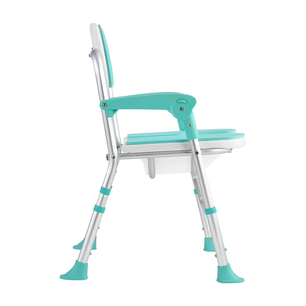 Bath Chair Portable Bath Padded Bathroom Folding Disabled Stroke Hemiplegia Elderly Bath Chair Shower Anti-slip Seat Cushion 3