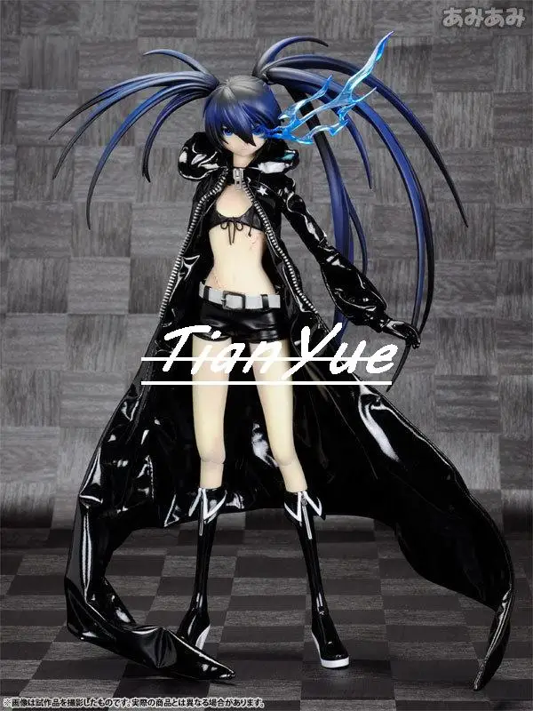 

BLACK ROCK SHOOTER INSANE BLK White Editon Joint Moveable Articulated Anime Figure Collectible Model Toys 28cm