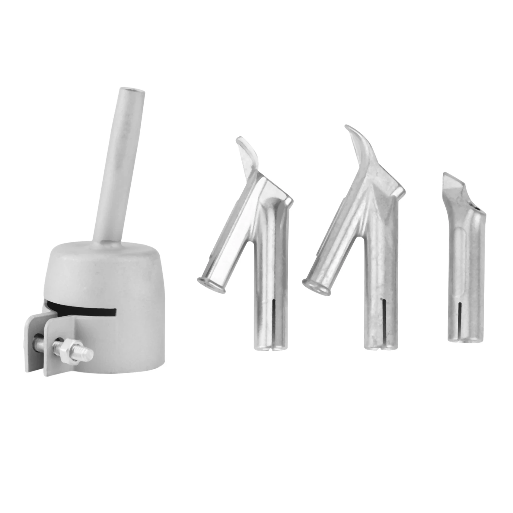 

4Pcs Speed Welding Nozzles for Vinyl Pvc Plastic Hot Air Blower Triple-cornered Speed Nozzle Round Welding Head Y Type