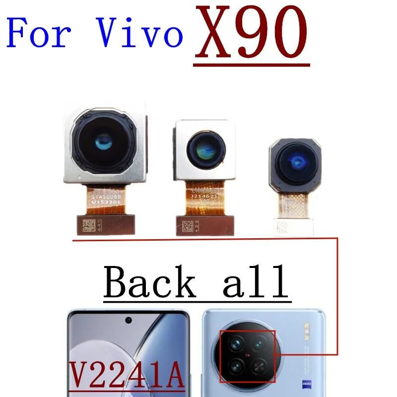 Original Rear Back Camera For Vivo X90 Pro+Plus V2241A V2242A