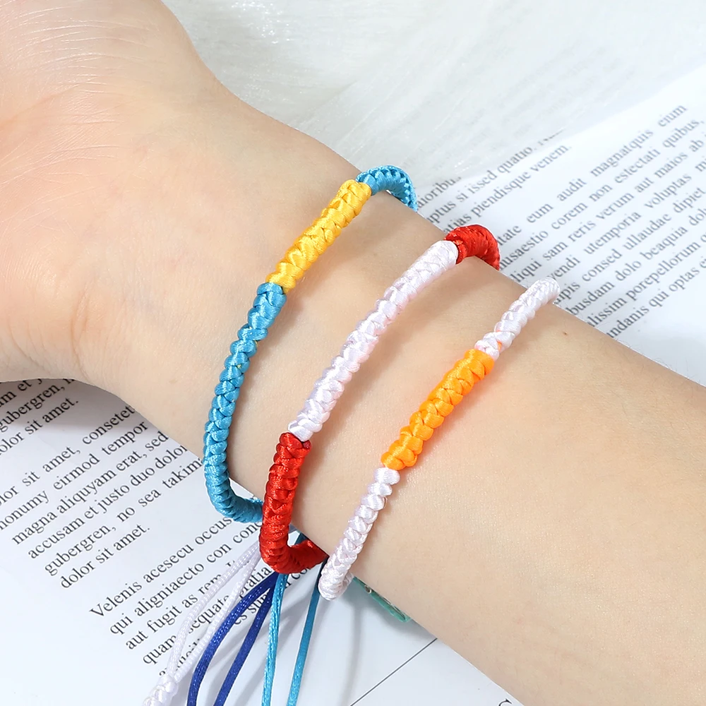 32 Styles National Flag Braided Bracelet Woven Rope Adjustable Rope Bangles Country State Jewelry bracelet jewelry