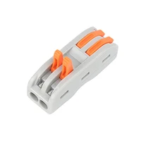 10 PCS PCT Quick Wire Connector Push-in Terminal 2in 2Out Splitter  Plug-in Parallel Electrical Connector for Wire Joints 3