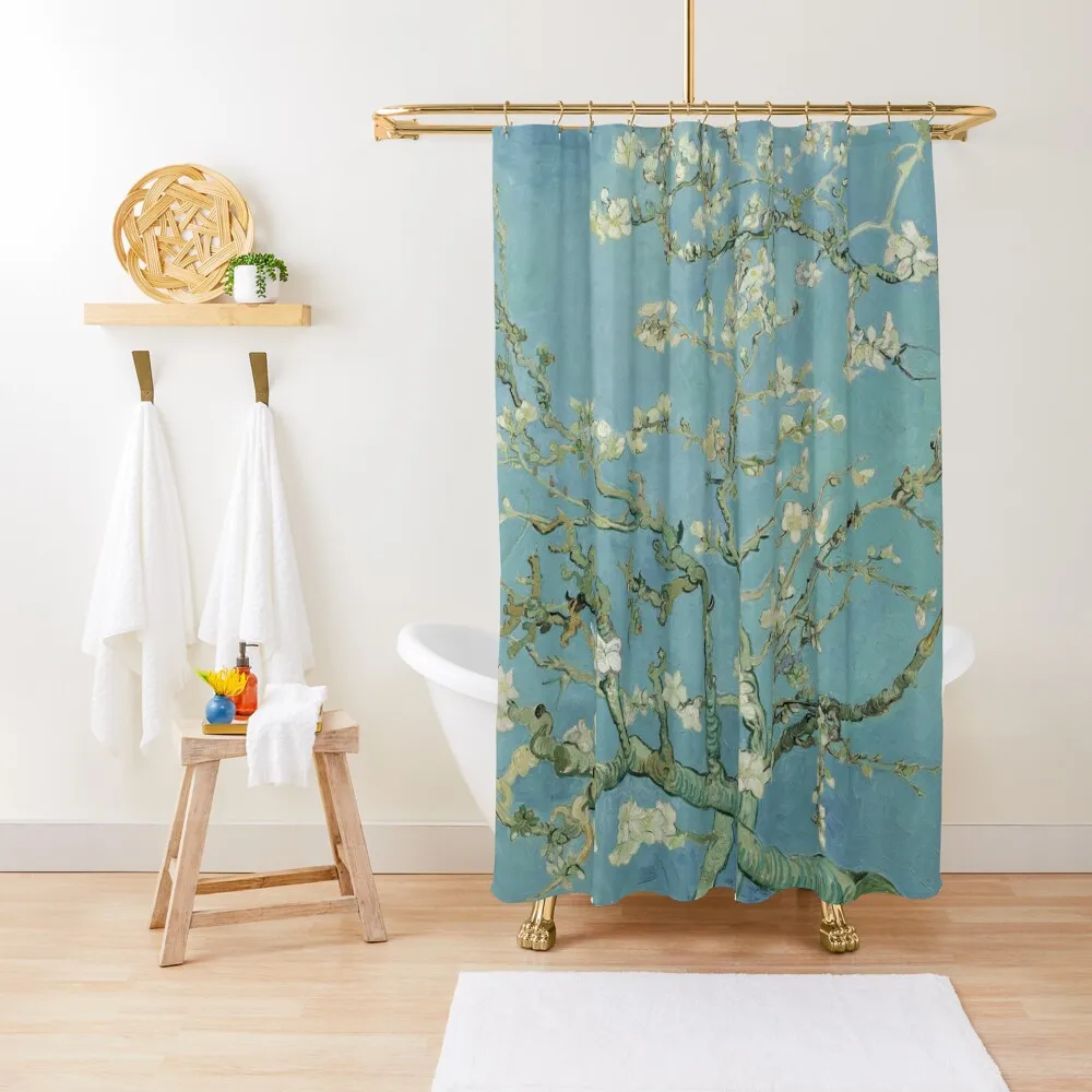 

Almond Blossoms (High Resolution), van Gogh Shower Curtain Bathroom Fabric Curtain