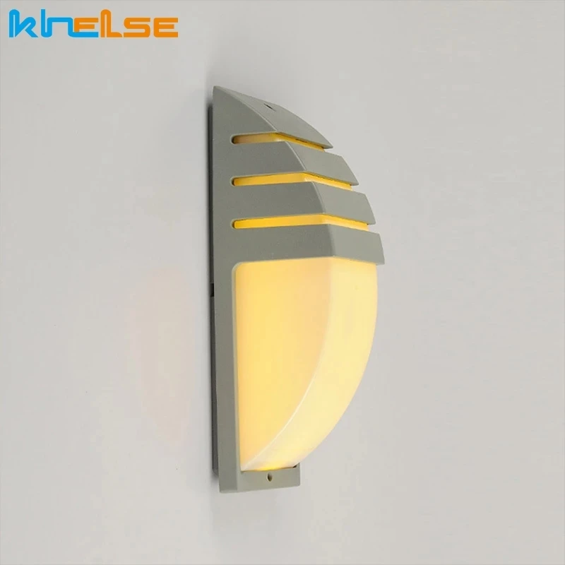 10W LED Wall Light Waterproof Porch Lights Radar Motion Sensor Villa Courtyard Garden Outdoor Lighting wall light