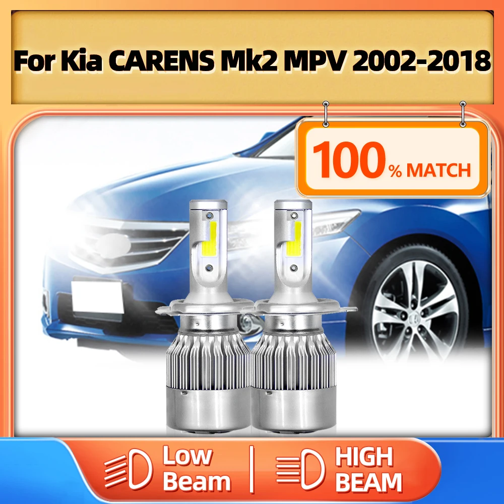 

LED Car Headlight Bulbs 120W 20000LM Turbo Lamp 12V 6000K Auto Light For Kia CARENS Mk2 MPV 2002-2013 2014 2015 2016 2017 2018