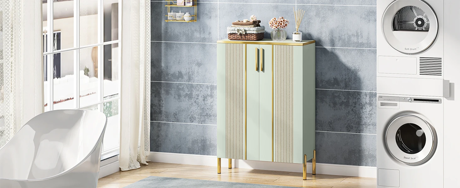 Tribesigns 6-Tier Shoe Cabinet with Doors, Wooden Shoe Storage Cabinet with Adjustable Shelves for Entryway, Hallway, Bedroom