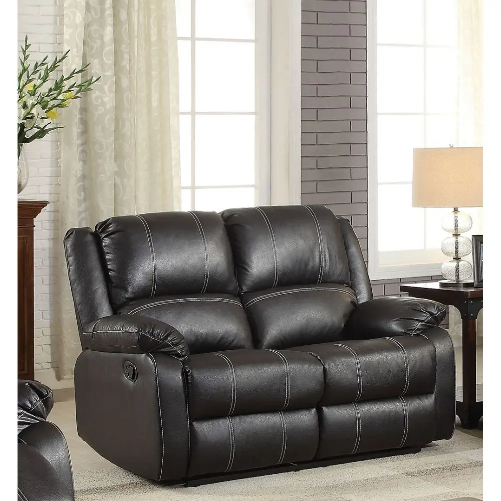 

ACME Zuriel Loveseat (движение) в черном полиуретане