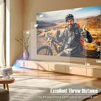 Magcubic L018 4K 650ANSI Projetor Portátil Nativo 1080P Foco Automático Correção Keystone Android 11 BT5.2 WIFI6 360 °   Cinema em casa - Imagem 6