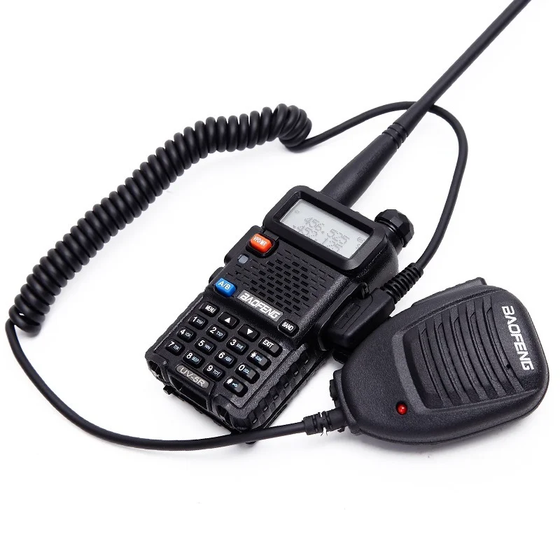 5pcs Walkie Talkie 50km Microphone Speaker 100% Original for Baofeng UV-5R BF-888S Radio Communication Accessories