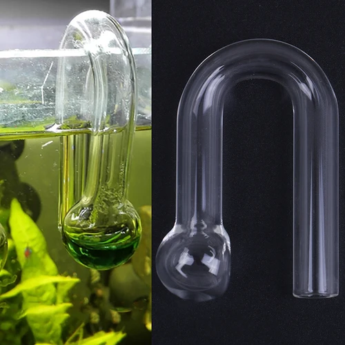 확산 유리 CO2 드롭 검사기 수족관 매다는 CO2 모니터 센서 감지기 표시기, 물고기 탱크 수생 심은 탱크 테스트 PH 3