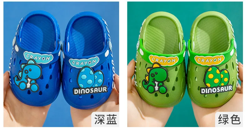 Cute Kids Sandal Child Shoes Slides Boy Kawaii Cartoon Soft Sole Toddler Slipper Summer Baby Non-slips Breathable Garden Shoes boy sandals fashion