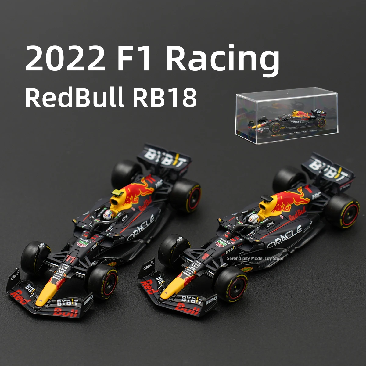 Bburago 1:43 RedBull RB19 RB18 #1 #11 Static Die Cast Vehicles Collectible Model Formula Racing Car Toys