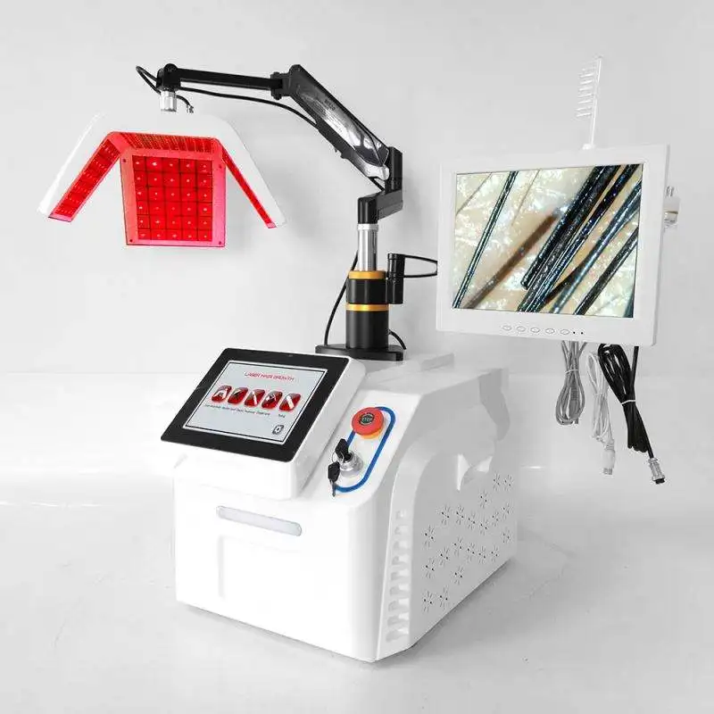 

Factory Directly Price Nourish Hair grow Led Light 5 In 1 Anti Hair Loss Hair Regrowth Machine.