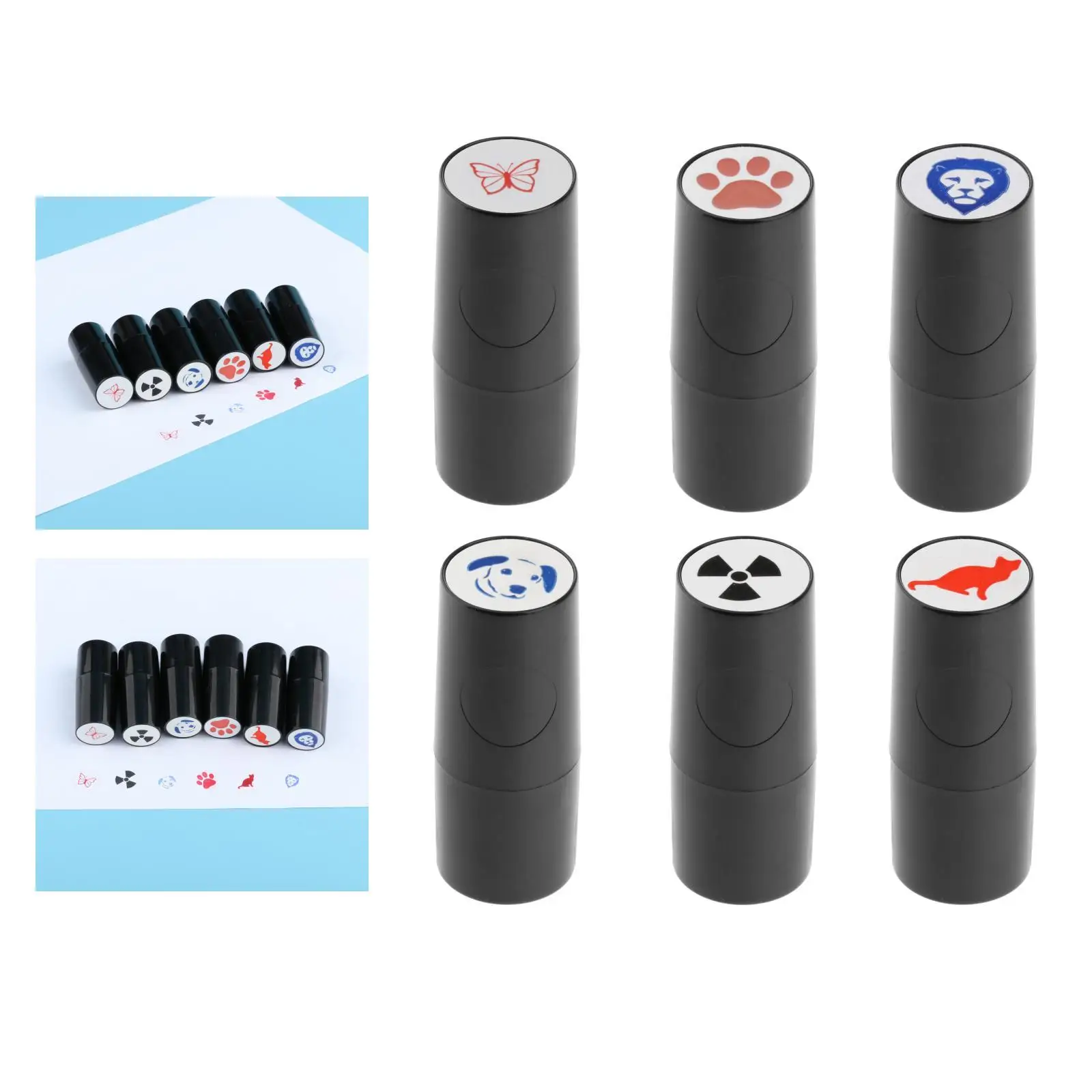 Compact Golf Ball Stamper Stamp Marker Quick-dry Long Lasting Multi-Pattern