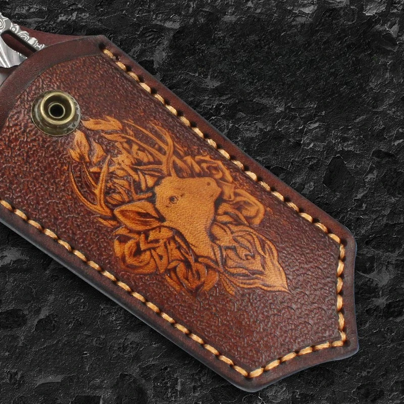 Handcrafted Anti-Cut & Scratch-Resistant Leather Knife Case