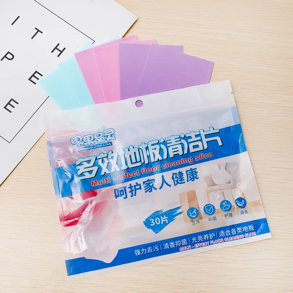Floor Cleaning Sheet 30/90Pcs Floor Cleaner Wiping Wooden Floor Tiles Cleaning Sheet Mopping Bathroom Toilet Deodorant Yellow Dirt Household Hygiene