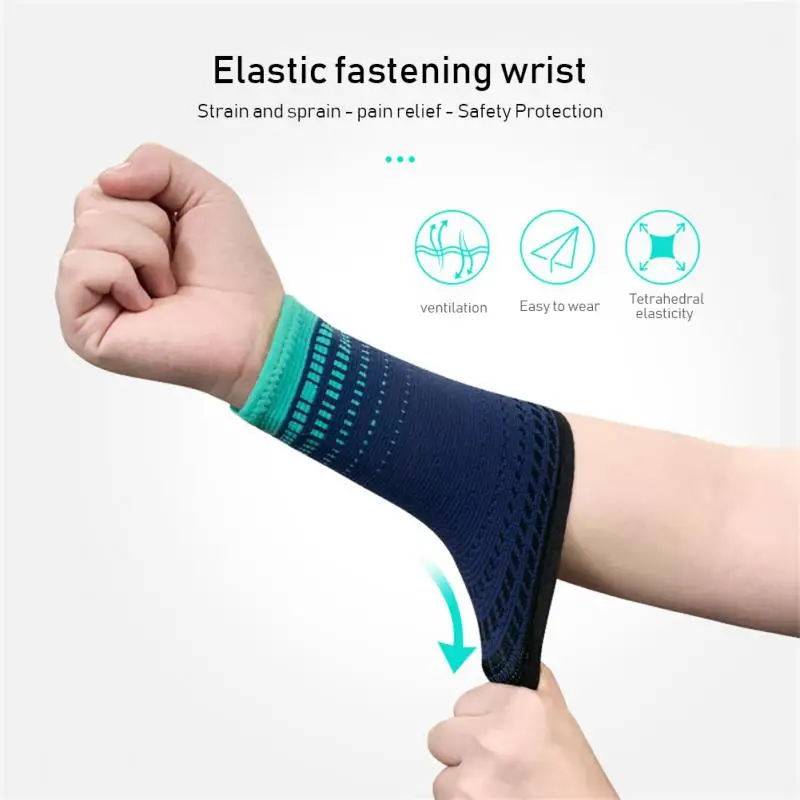 Sports wrist protector knitted pressure booster wrist protector basketball volleyball fitness weight lifting