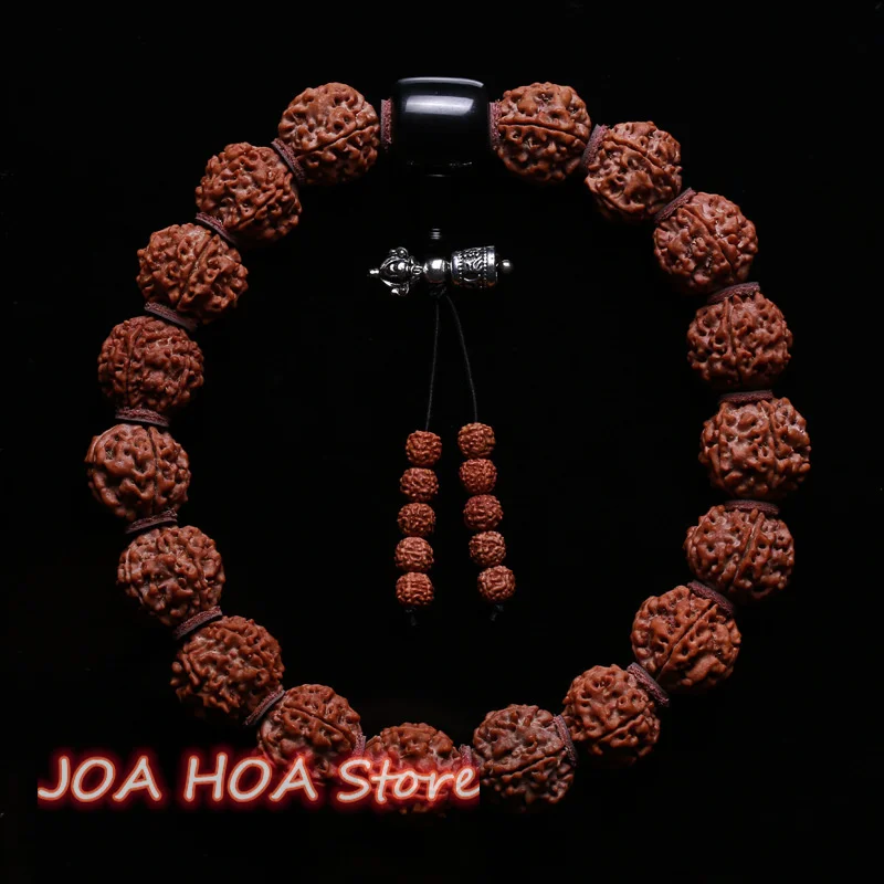 

Five-petal Six-petal Donkey Kong Bodhi Seed Red Skin Meat Pattern Bracelet Men Women Hand-held Rosary Beads Wooden Hewelry