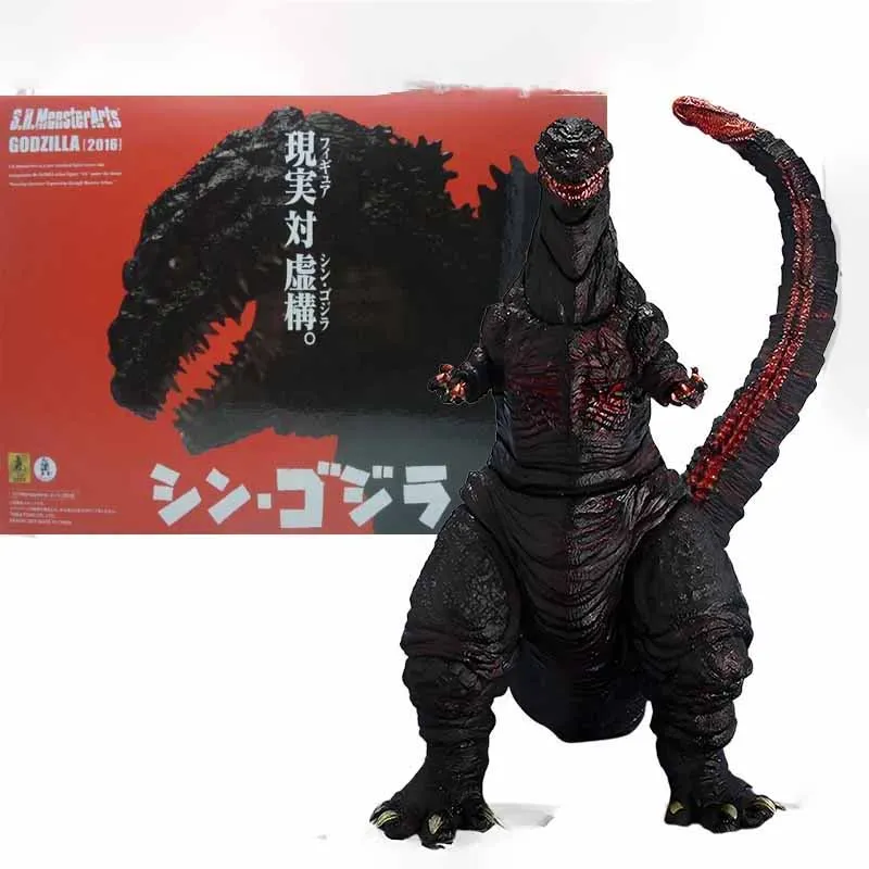 Bandai original shm anime figura godzilla 2004 figura de ação
