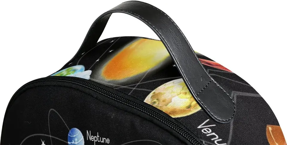 Kids Space Planet Backpack - Waterproof Polyester Daypack For School, Hiking, Travel, Boys & Girls - View #8