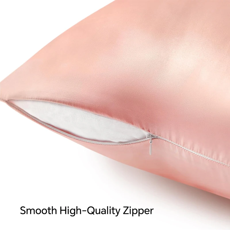 Luxurious Silk Satin Pillowcase for Hair and Skin Care – Soft and Comfortable Home Bedding Cover
