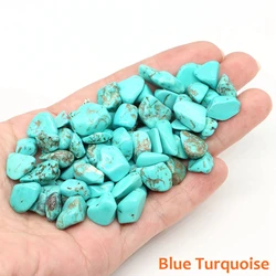 Natural Quartz Crystal Gravel for Aquarium Decor & Mineral Display (Blue Turquoise)