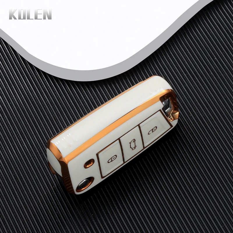Fashion TPU Car Flip Key Case Cover Shell
