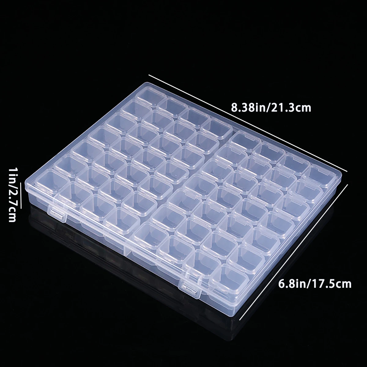 Plastic Nail Accessory Storage Box Toolbox Detachable Box Independent Grid Accessory Storage 1pc28/56 grid storage box plastic storage box