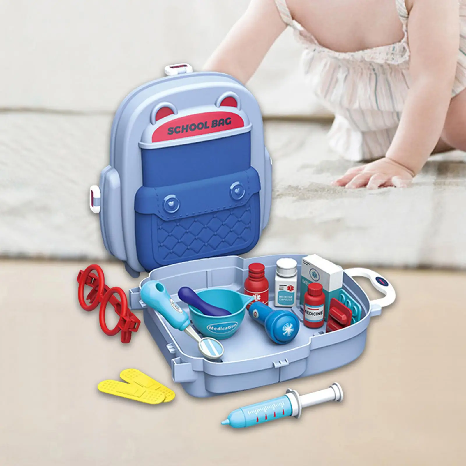 

Play House Toy Set Fine Motor Skills Role Play Toy for Boys Children Kids
