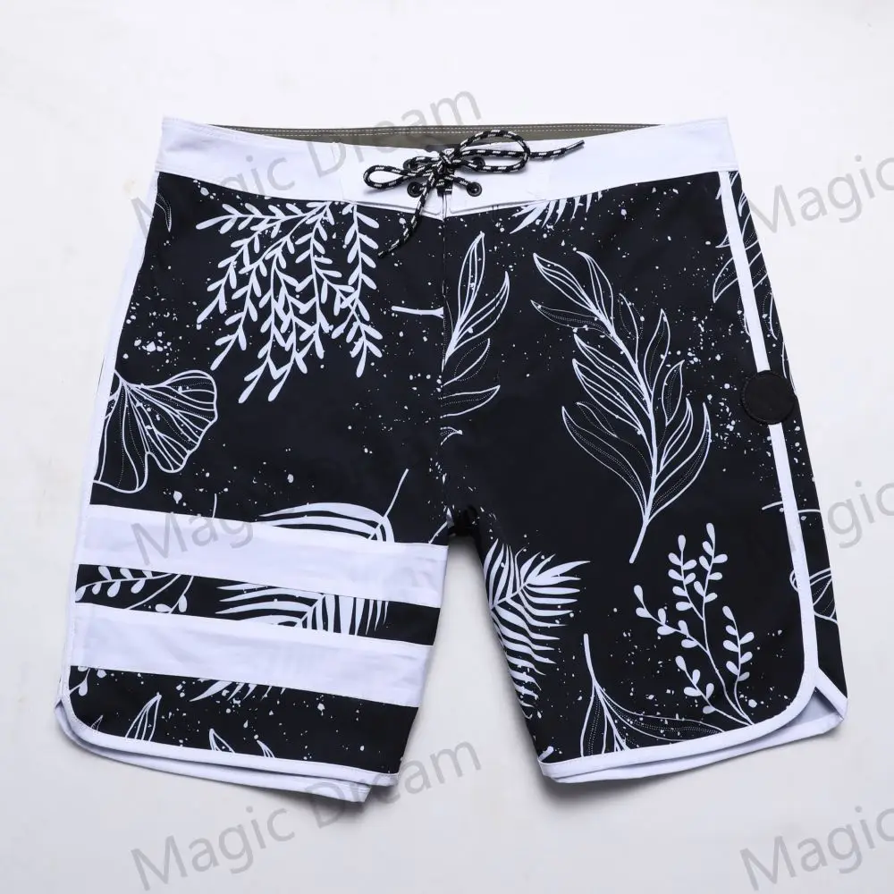 2023 Aug Summer Fashion Men Board Shorts Bermuda Beach Shorts Swim Shorts For Men Waterproof Quick Dry Swimwear New Color 3